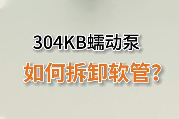 304KB蠕動(dòng)泵如何拆卸泵管